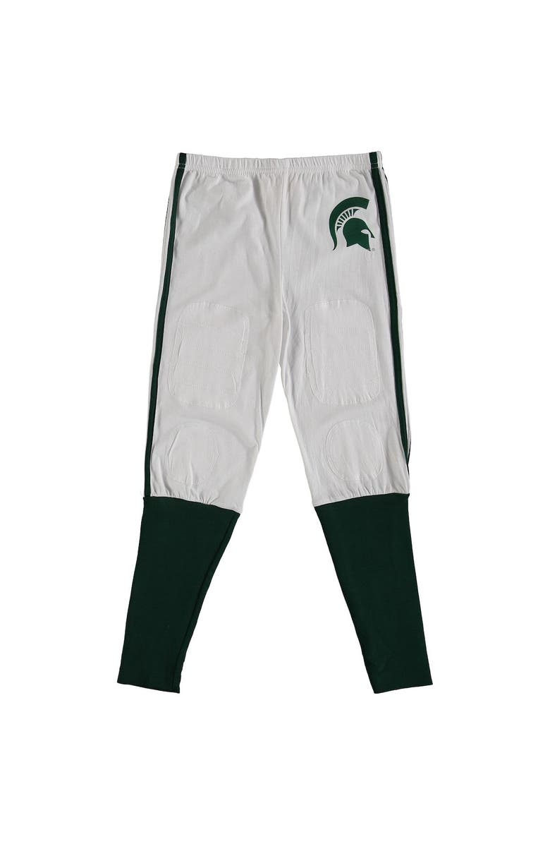 Wes & Willy Youth Wes & Willy Green Michigan State Spartans Football Pajama Set, Alternate, color, 