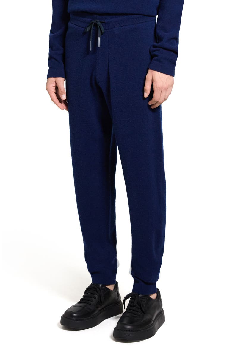 Alcos Merino Wool Blend Drawstring Pants, Main, color, BLUEBERRY