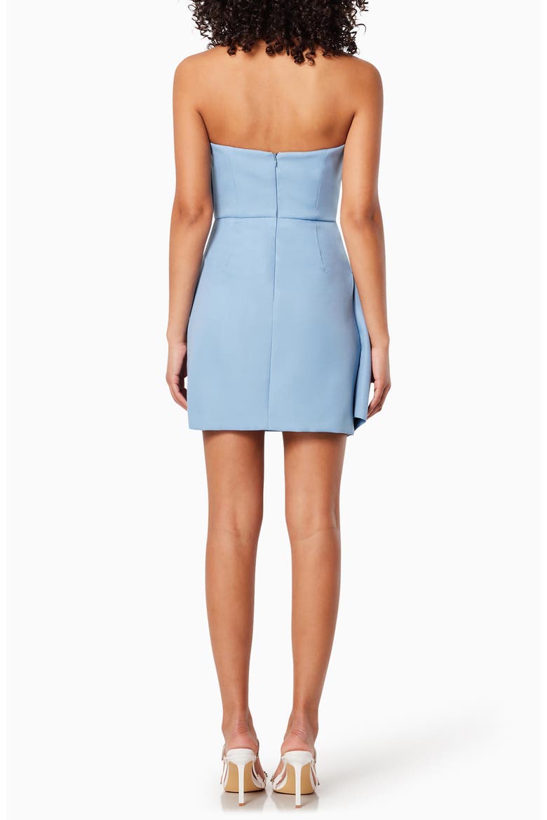 Zurich Strapless Minidress, Alternate, color, CORNFLOWER