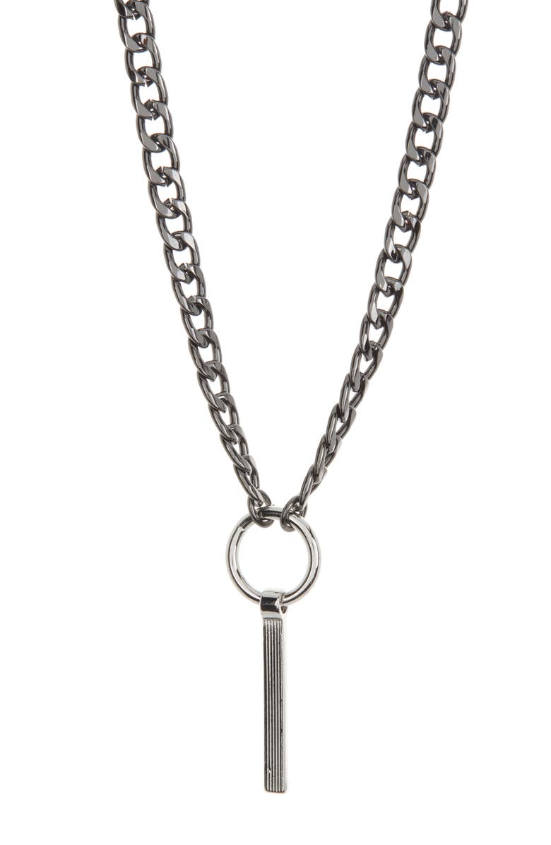 NORDSTROM RACK Steel Curb Chain Necklace | Nordstromrack