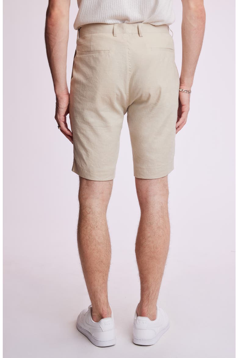 Felix Slim Fit Shorts, Alternate, color, TAN LINEN