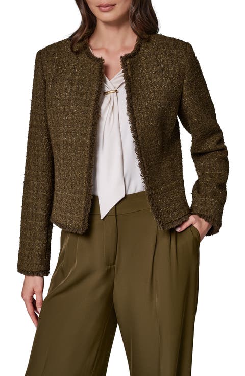 Fringe Open Front Jacket