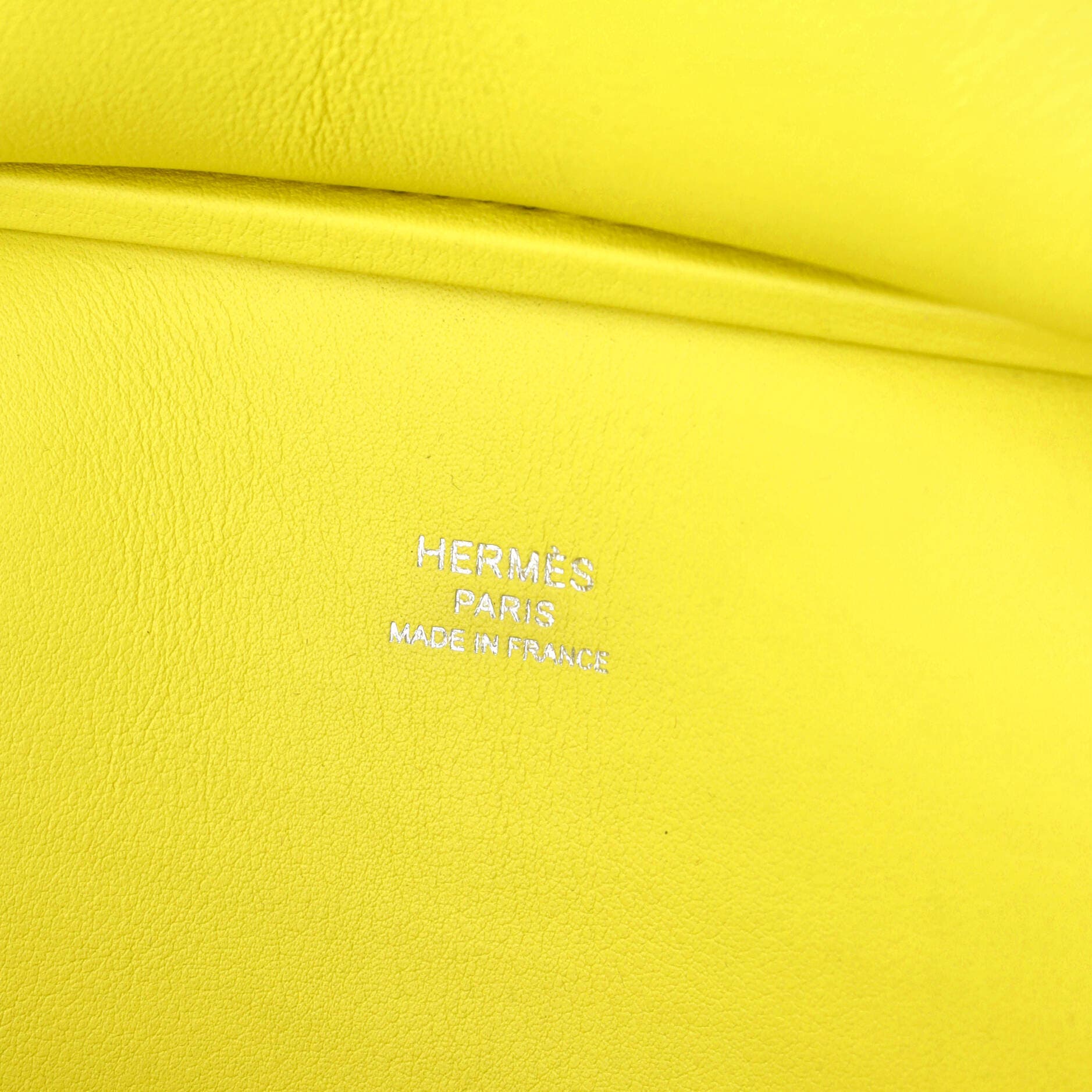 Pre-Owned Hermes Jypsiere Bag Swift Mini, Alternate, color, Lime