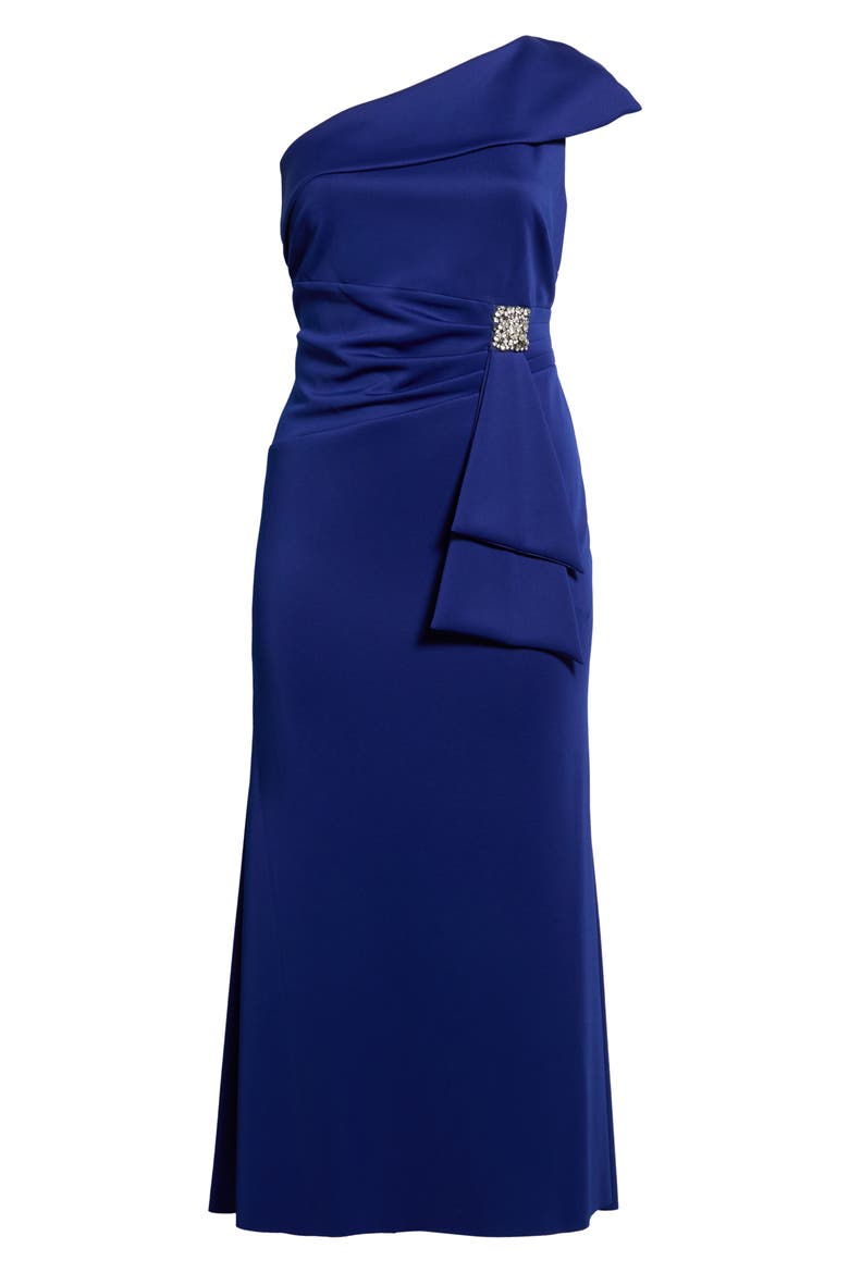 One-Shoulder Gown, Alternate, color, ROYAL