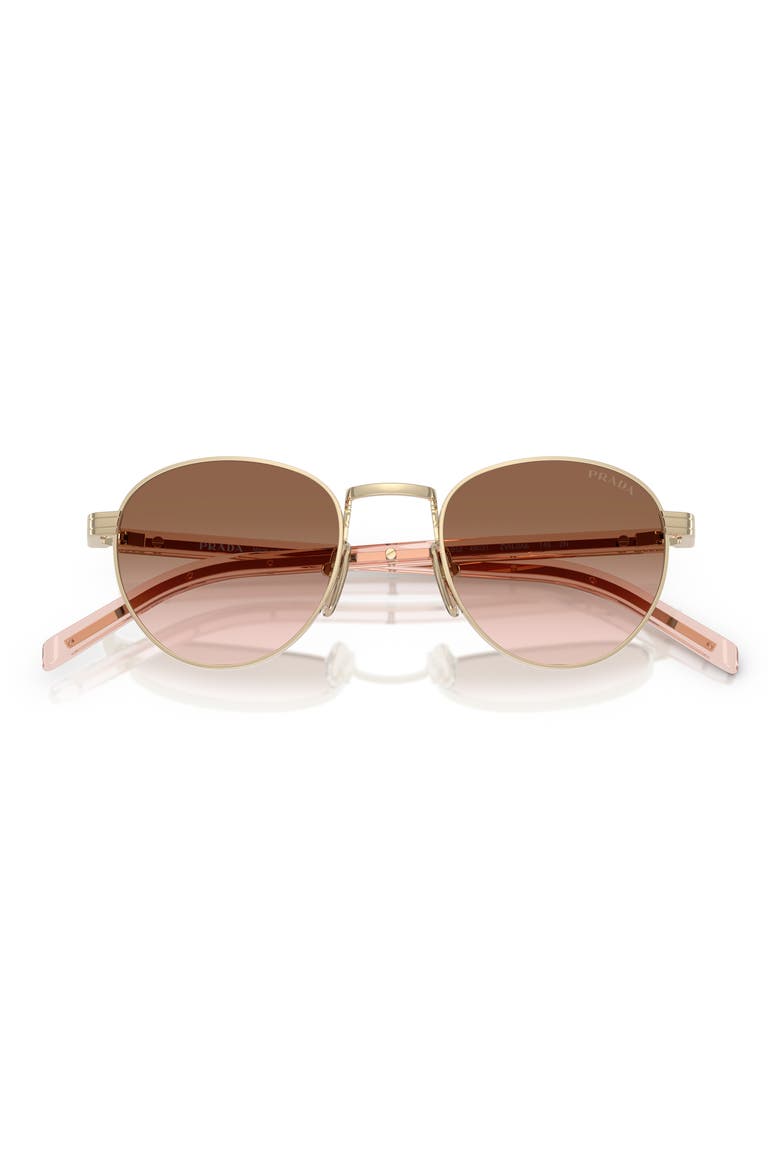 49mm Gradient Phantos Sunglasses, Alternate, color, BROWN GRAD