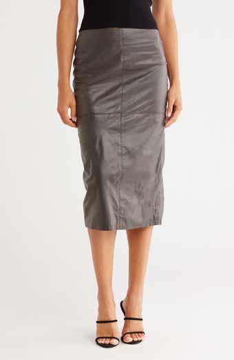 TWP Lola Leather Pencil Skirt