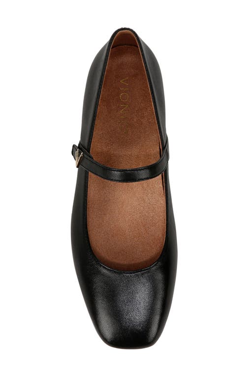 Vionic Alameda Mary Jane Flat In Black