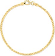 Bony Levy 14K Gold Wheat Chain Bracelet