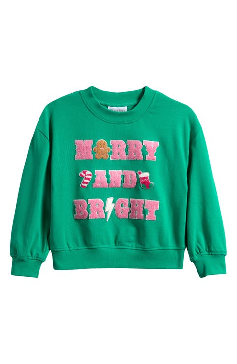 Kids' French Terry Holiday Sweatshirt (Big Kid)