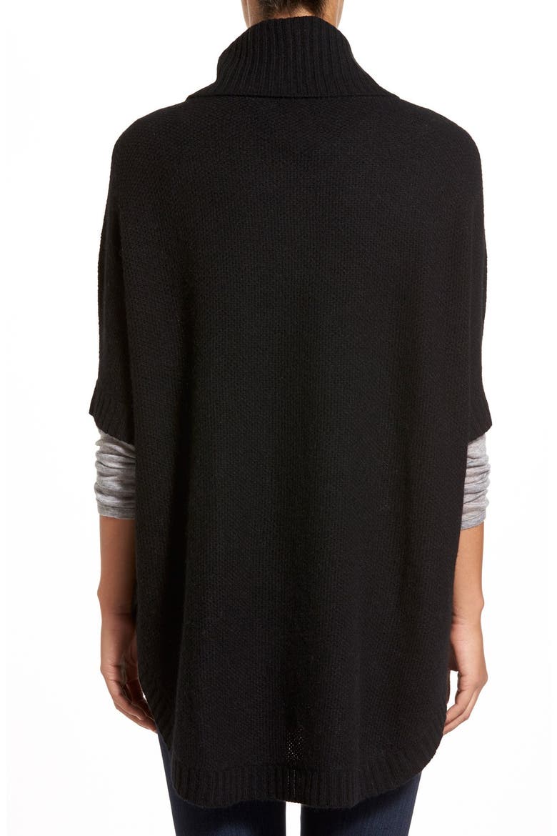Cashmere Turtleneck Sweater, Alternate, color, BLACK