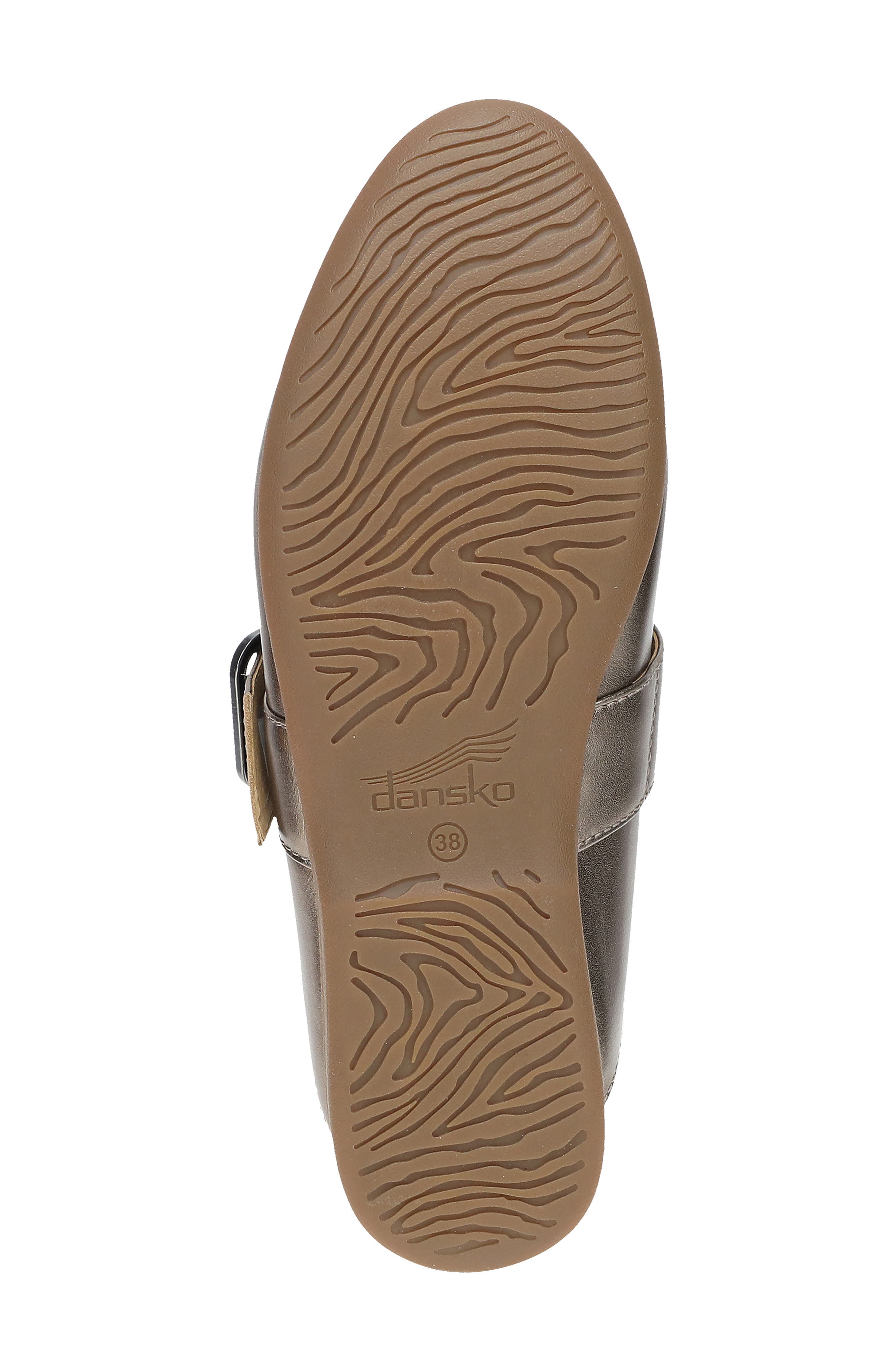 Lotus Mary Jane Mule, Alternate, color, DARK GOLD METALLIC