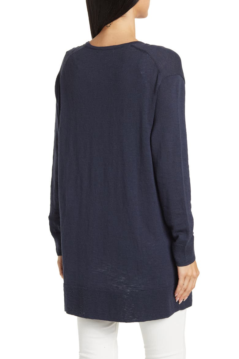 Summer Ryder Cardigan, Alternate, color, DARK BALTIC