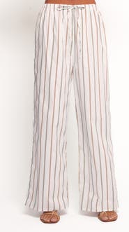 Petal & Pup Ember Stripe Drawstring Cotton Pants