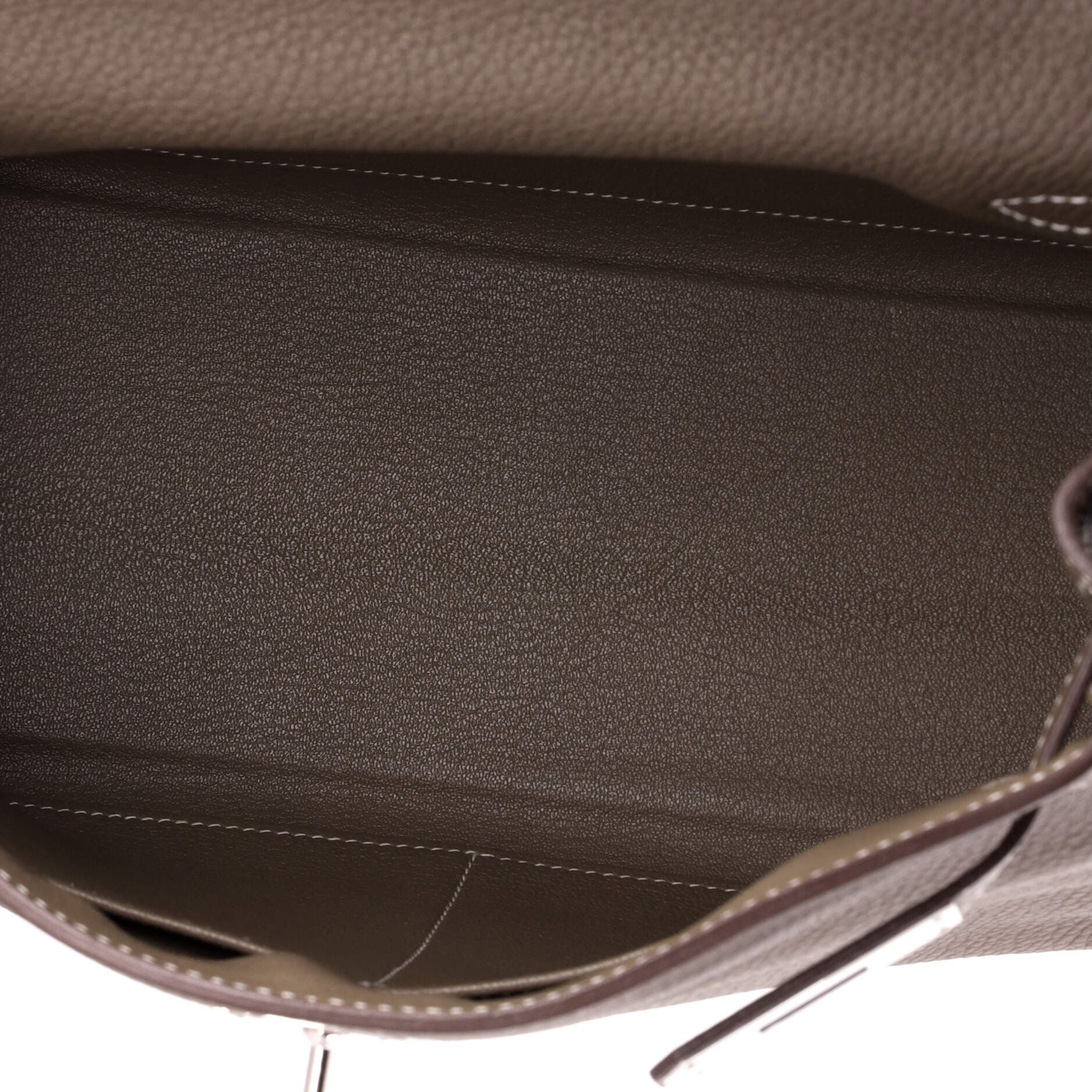 Kelly Handbag Grey Clemence with Palladium Hardware 28, Alternate, color, Grey