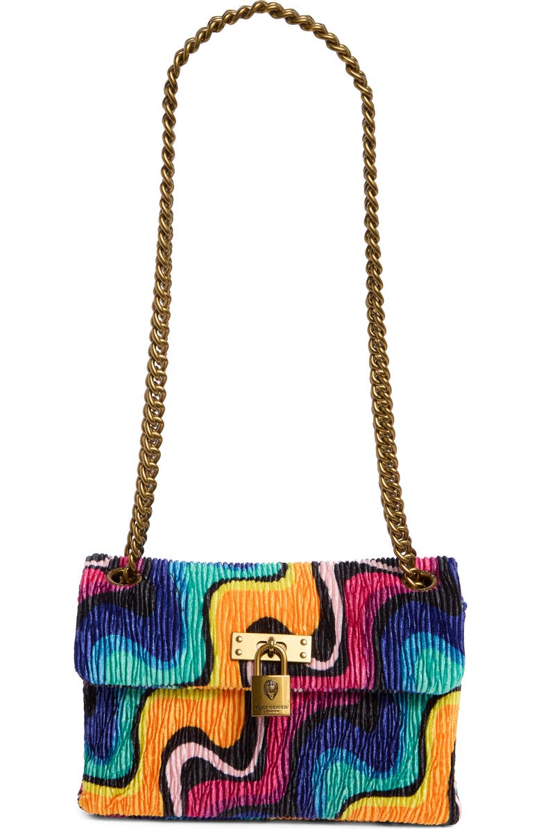 Kurt Geiger London Velvet Mini Brixton Crossbody Bag, Main, color,