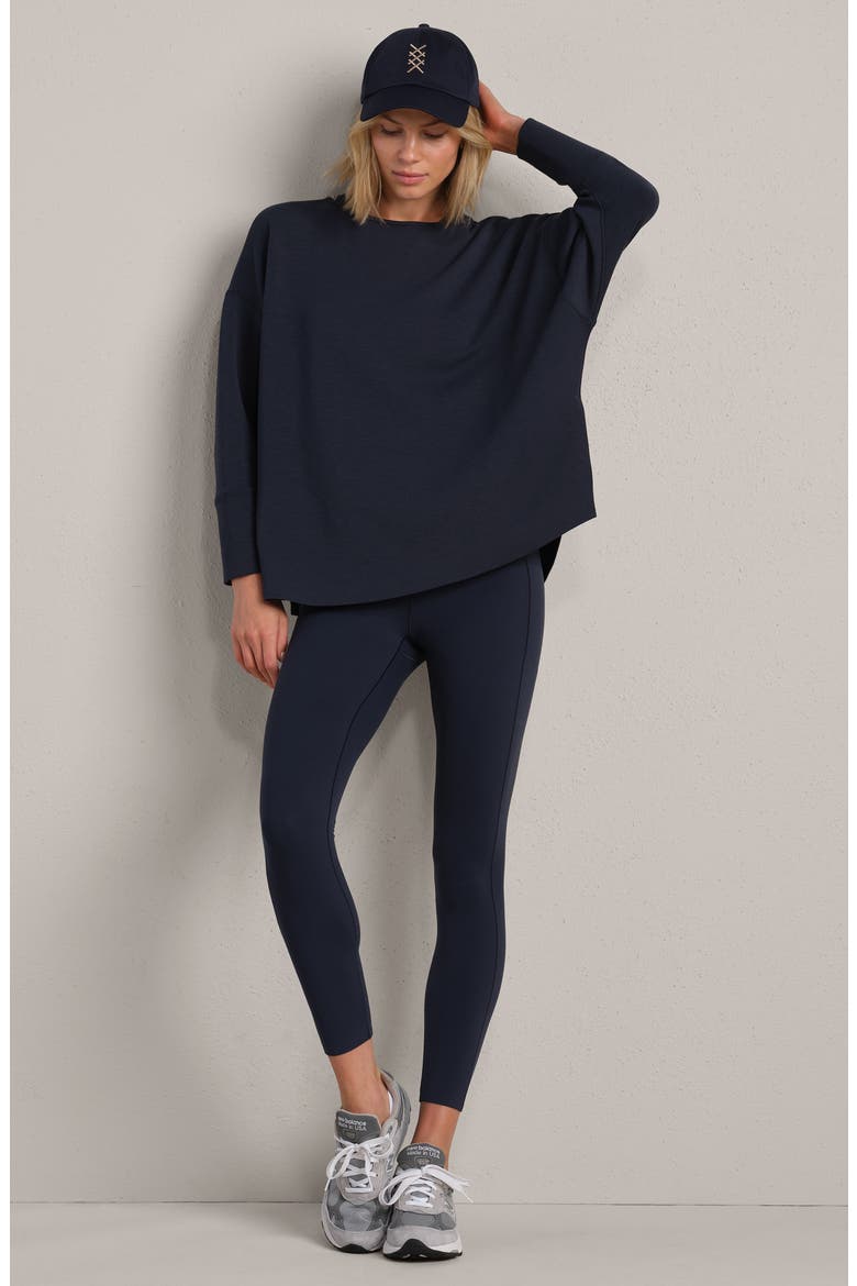 DreamGlow Pullover Sweatshirt, Alternate, color, NAVY BLUE