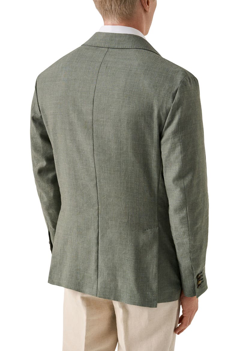 Wool & Silk Soft Jacket, Alternate, color, MEDIUM GREEN