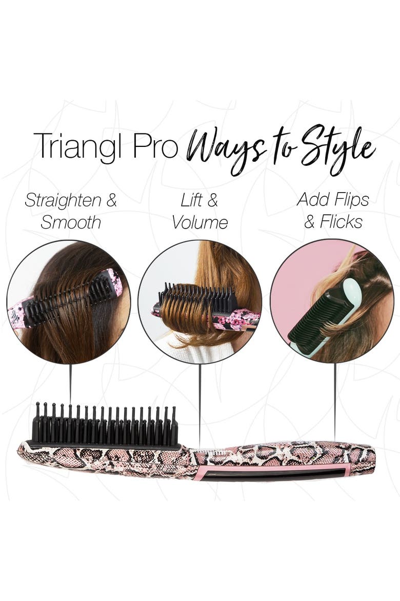 Triangl Pro Heated Detailer Brush, Alternate, color, Fancy Floral