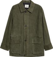 ARMA Maeve Lambskin Suede Field Jacket
