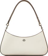 Tory Burch Robinson Leather Zip Top Shoulder Bag