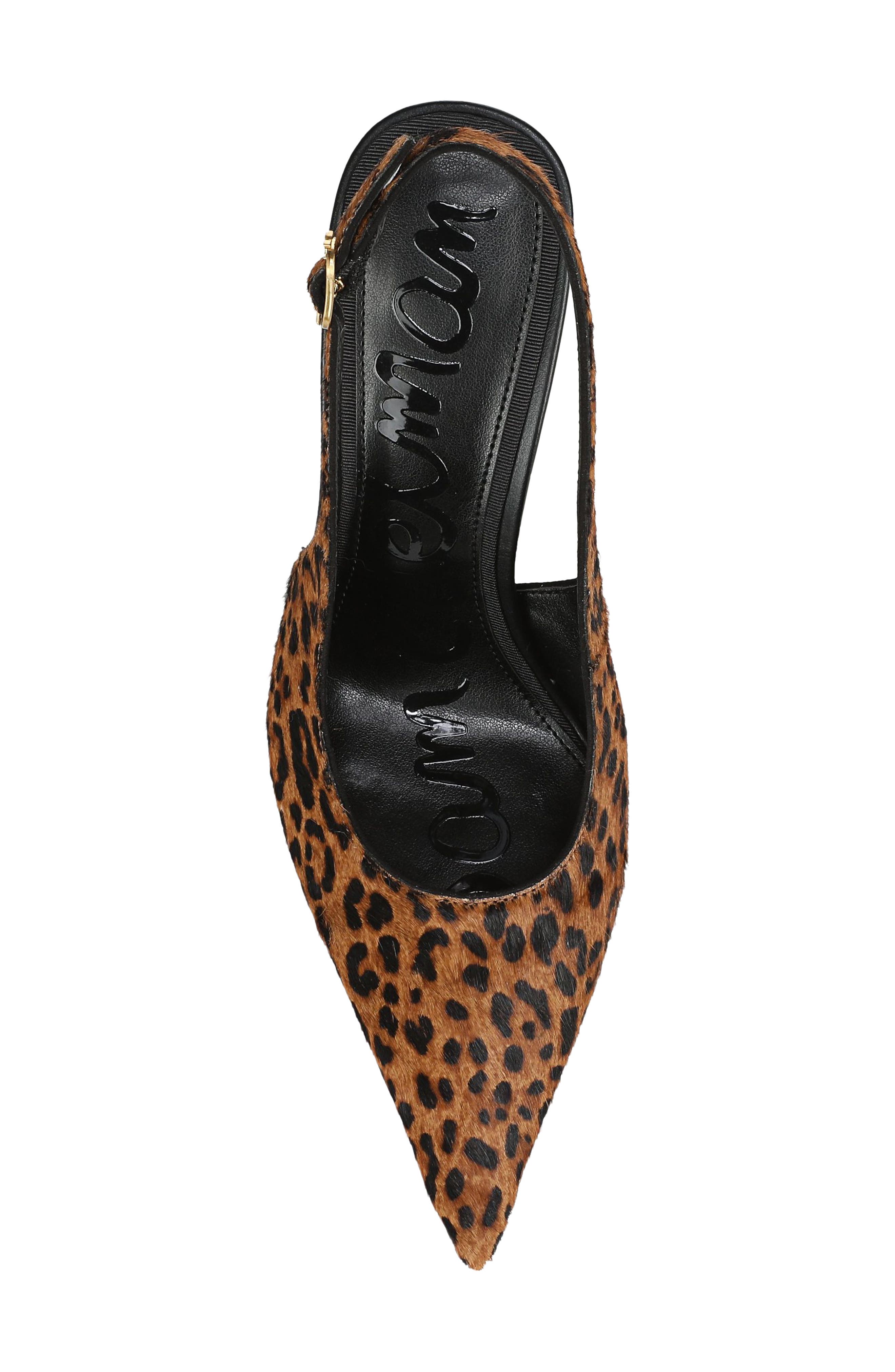 Tegan Genuine Calf Hair Slingback Pump, Alternate, color, BROWN MULTI CALF HAIR