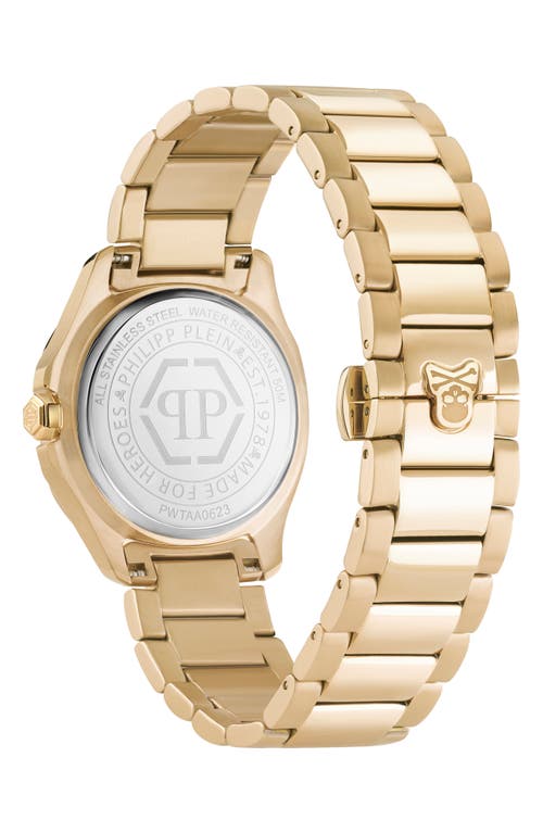 Philipp Plein Women's Heaven Gold Ion Plated Stainless Steel Bracelet Watch 38mm