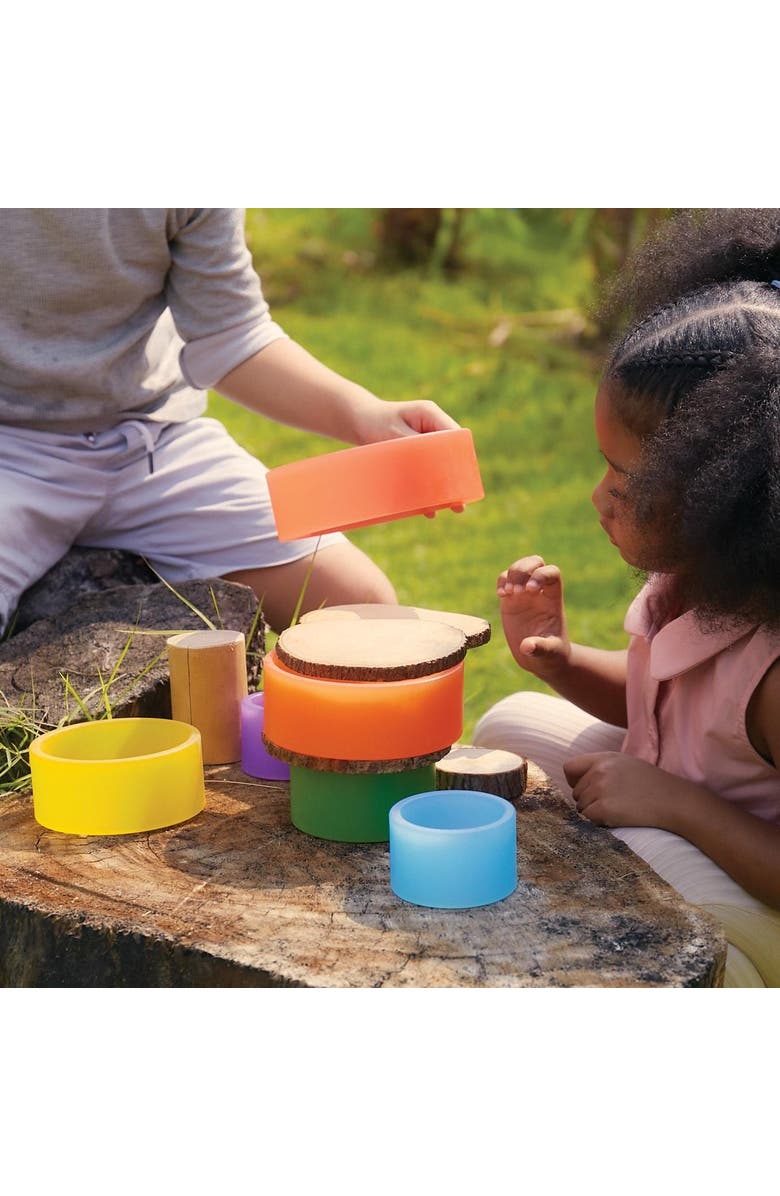 Kaplan Early Learning Company Discovery Circles - Rainbow - 6 Pieces, Alternate, color, Multicolored