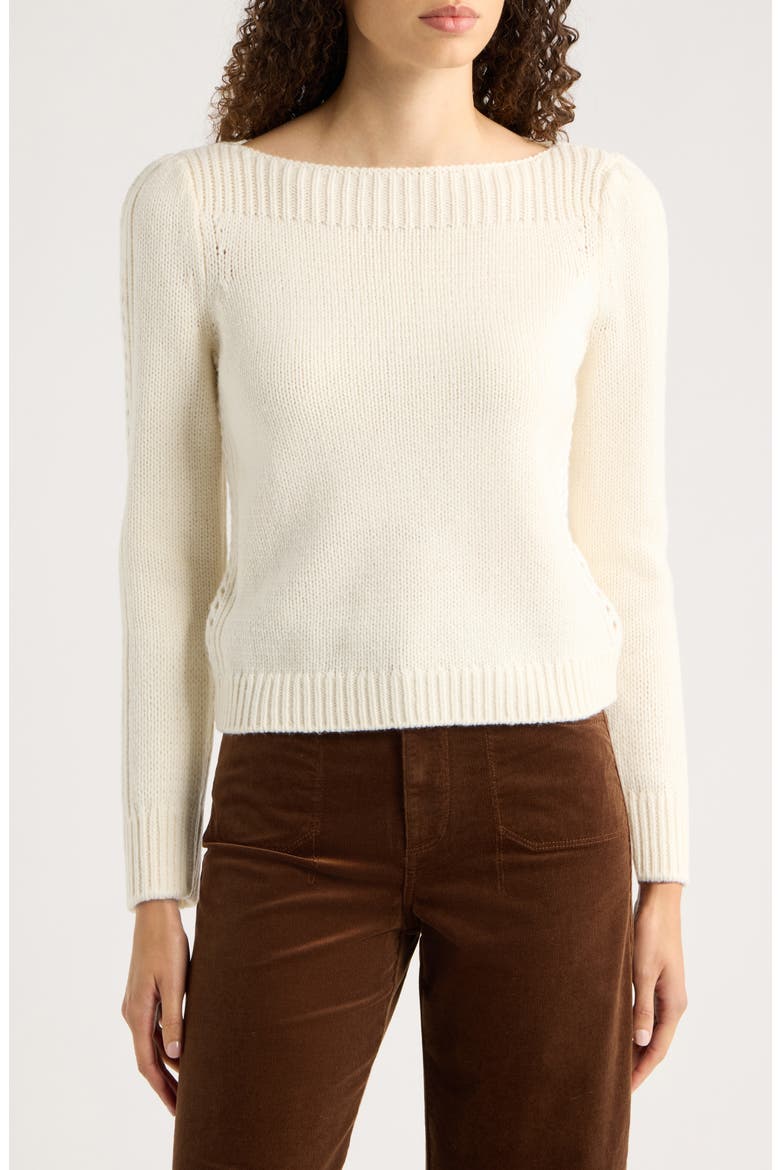 Salvador Wool Blend Sweater, Main, color, IVORY