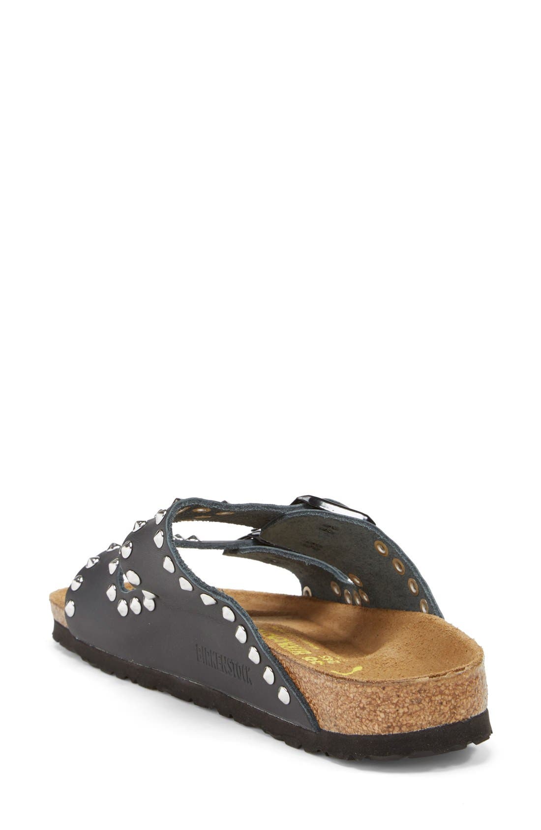 Birkenstock 'Arizona' Studded Leather Sandal, Alternate, color, 