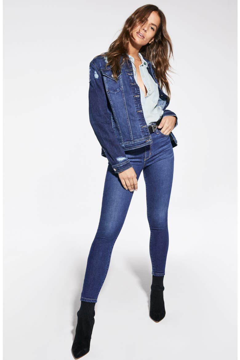 Joe’s Hi Rise Honey Curvy Skinny Ankle Jeans, Alternate, color, JONI