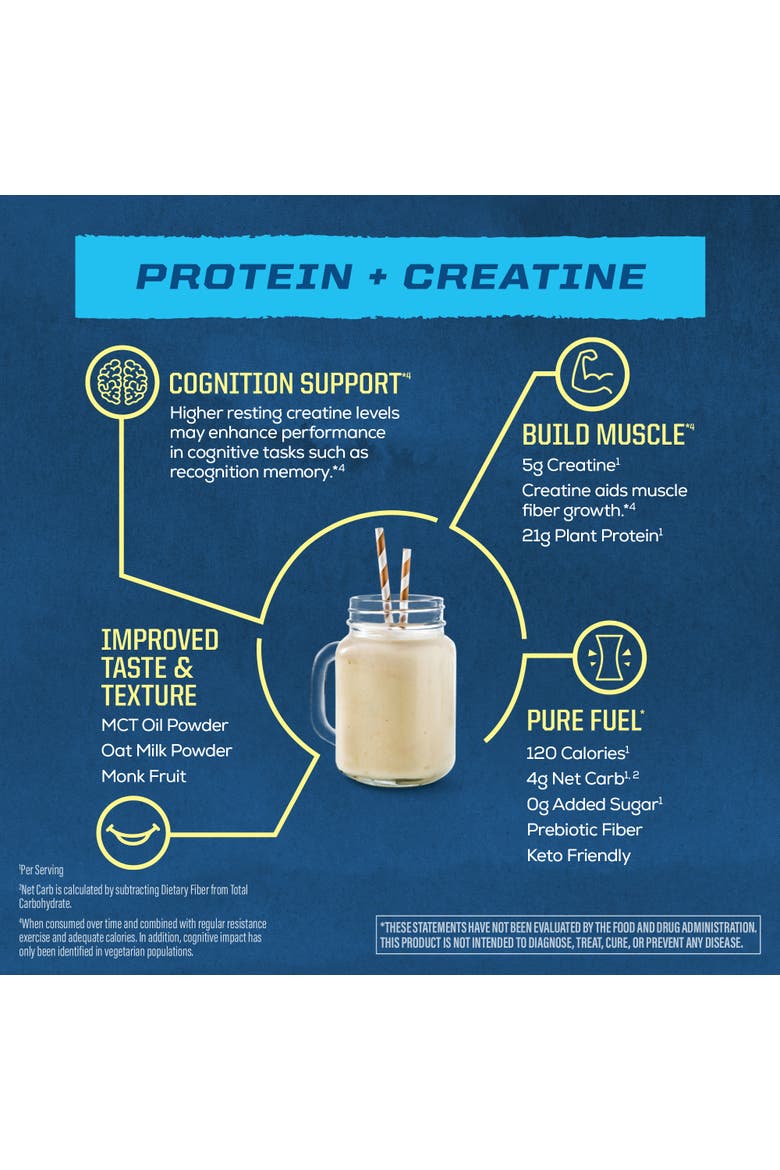 Warrior Blend Strength + Creatine Protein Powder Tub, Alternate, color, Vanilla, 567g (14 srv)