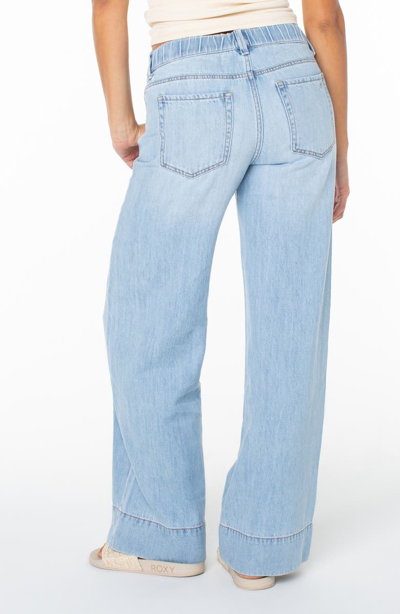 Roxy Finley Wide Leg Drawstring Jeans, Alternate, color, So Board