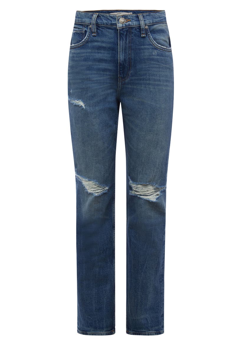 Jade Ripped High Waist Straight Leg Jeans, Alternate, color, ASTEROID