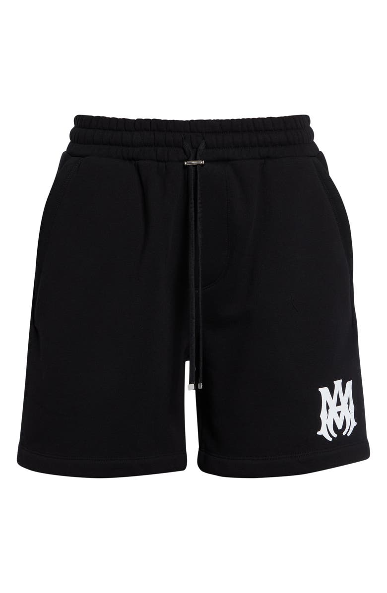 AMIRI Core Logo Embroidered Sweat Shorts, Main, color, Black
