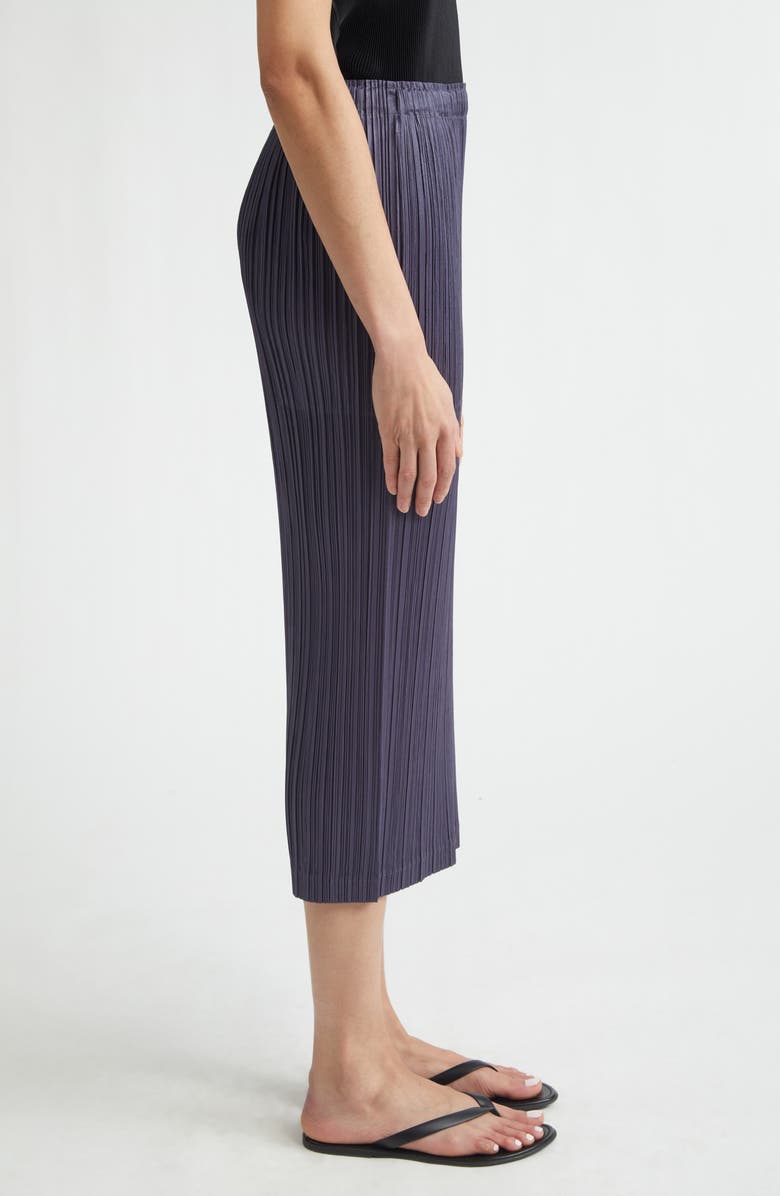Pleats Please Issey Miyake Loop Pleated Skirt, Alternate, color, Dark Gray