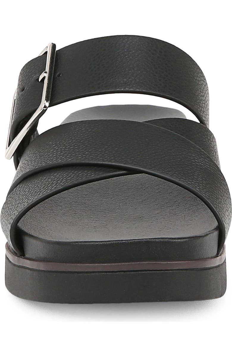 LifeStride Getaway Platform Slide Sandal, Alternate, color, Black