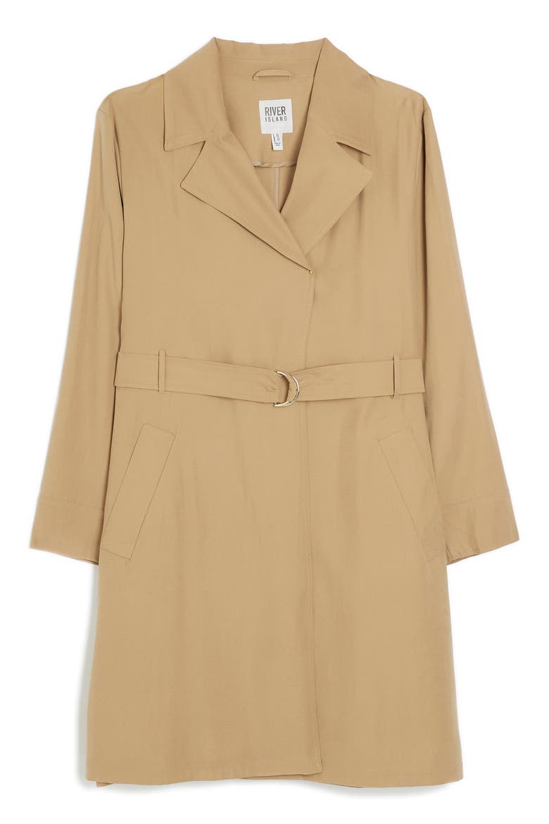 Belted Trench Coat, Alternate, color, BEIGE