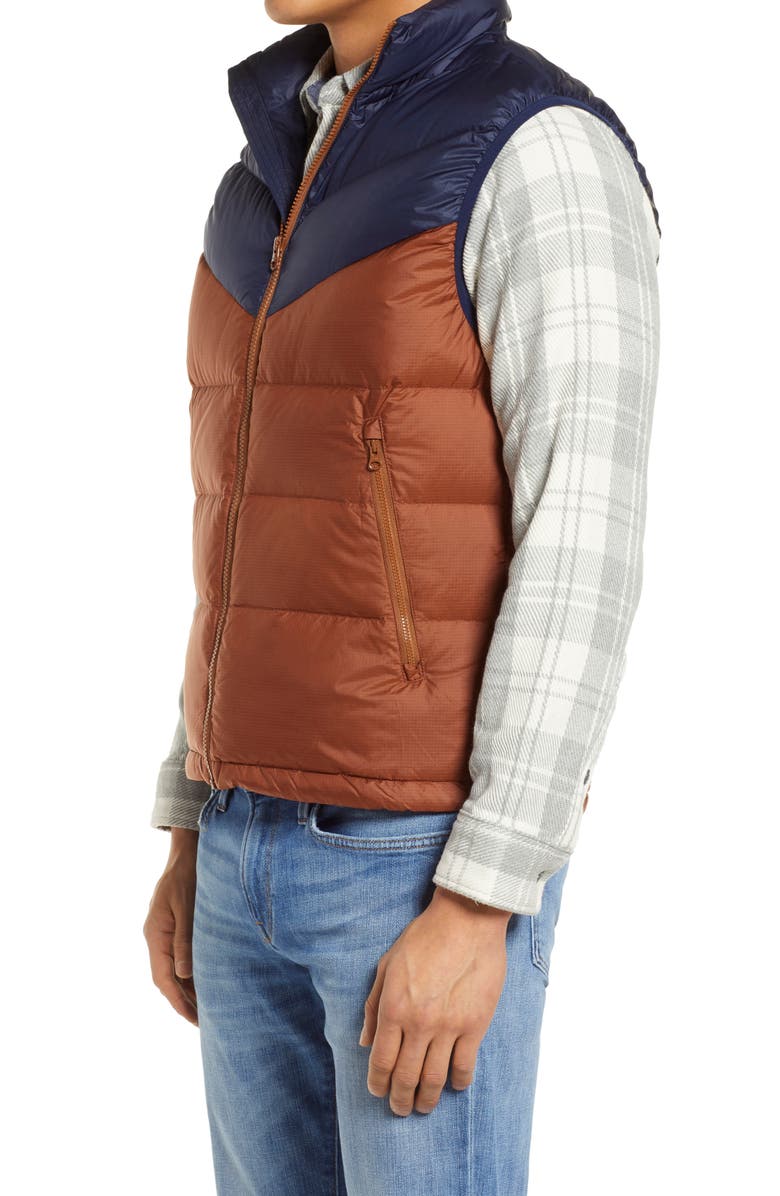 Outerknown Colorblock 700 Fill Power Down Puffer Vest, Alternate, color, 
