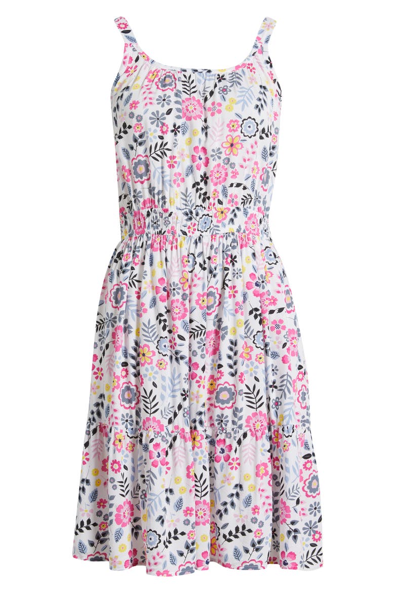Luella Ruched Waist Sundress, Alternate, color, BUBBLE GUM