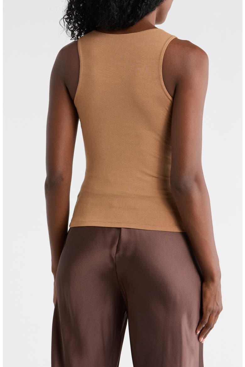 Fitted Tank Top, Alternate, color, MAPLE