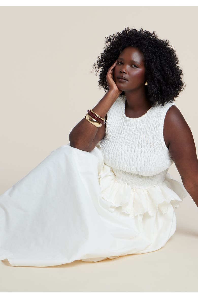 Trim Detail Peplum Midi Dress, Alternate, color, JET STREAM