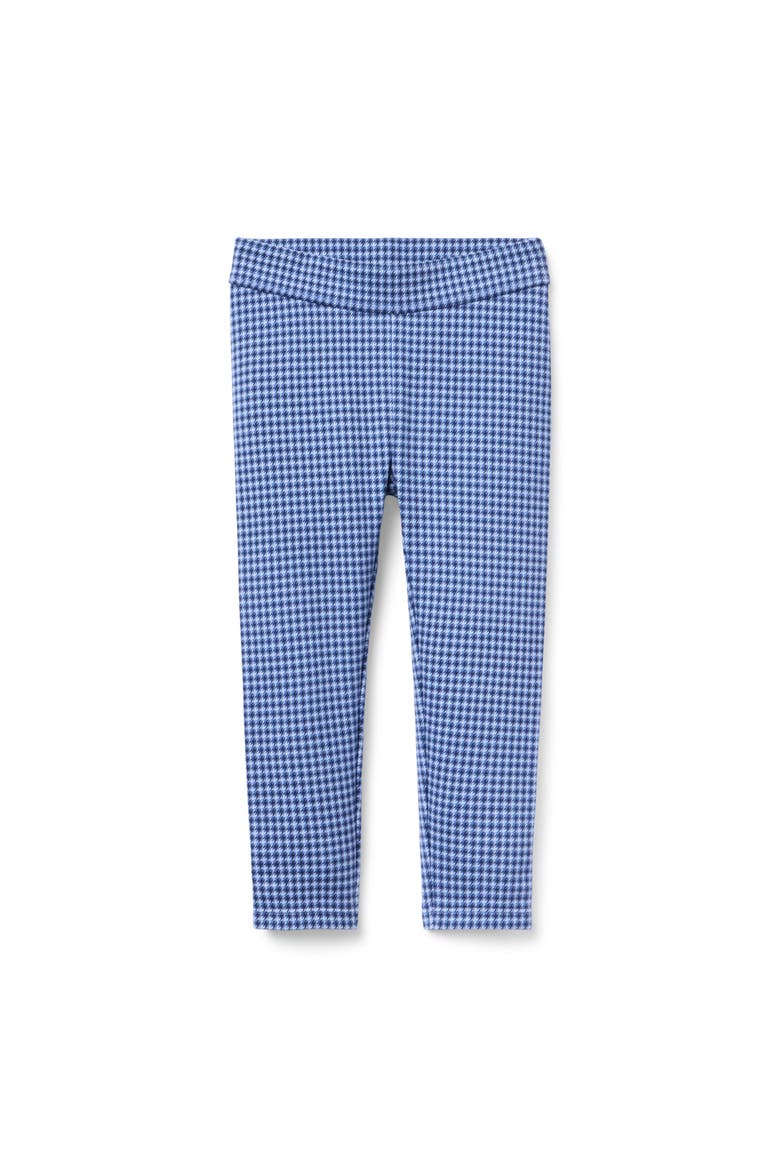 Houndstooth Ponte Pant, Main, color, Blue