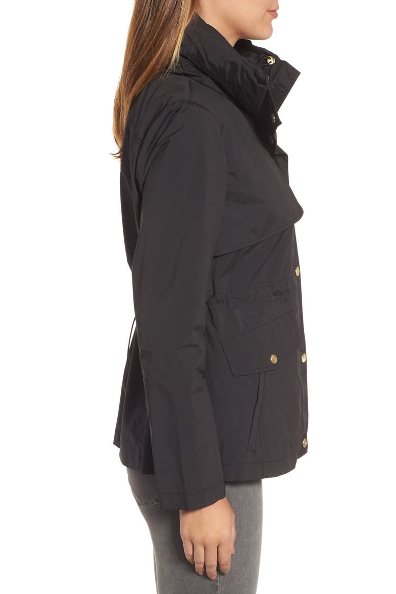 Water Repellent Hooded Parka, Alternate, color, BLACK