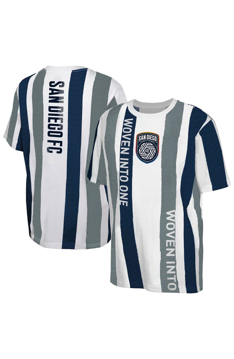 Outerstuff Youth White San Diego FC High Stepping T-Shirt, Alternate, color, White