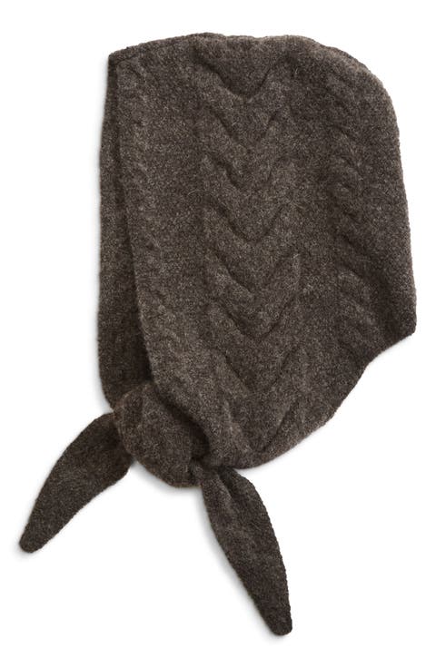 Allen Cable Knit Scarf Hat