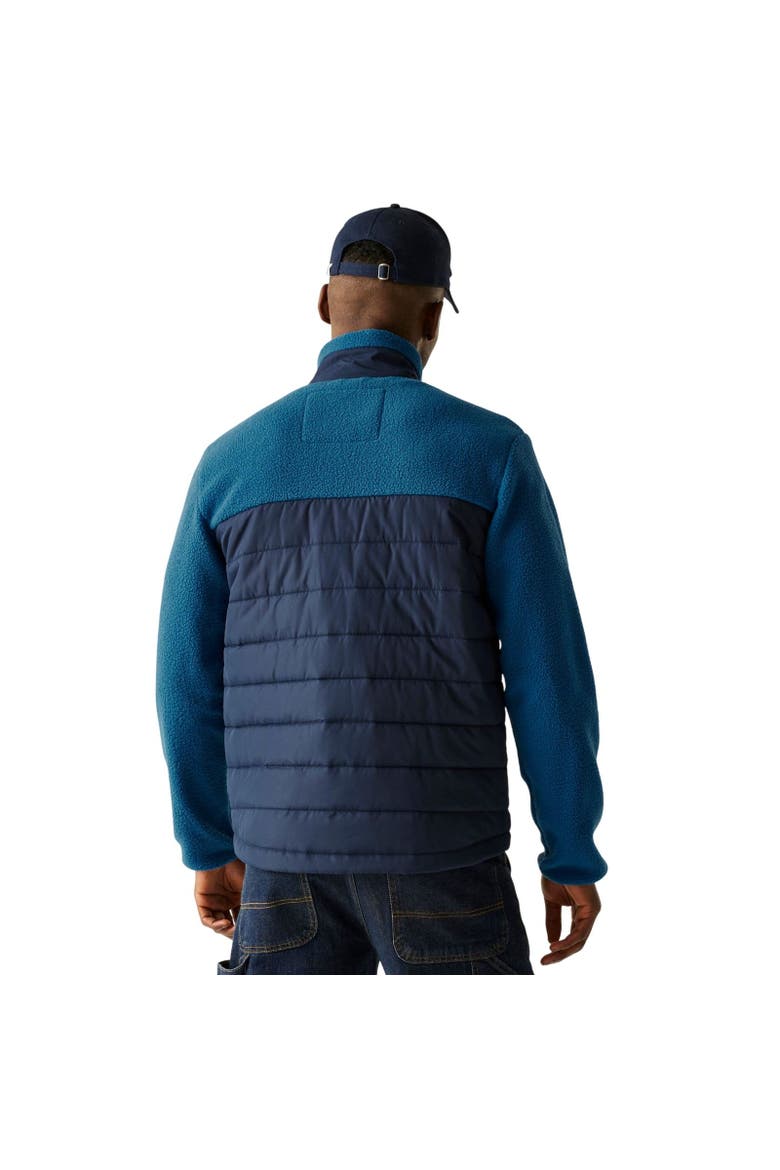 Frankie Borg Full Zip Hybrid Jacket, Alternate, color, Navy and Snorkel Blue