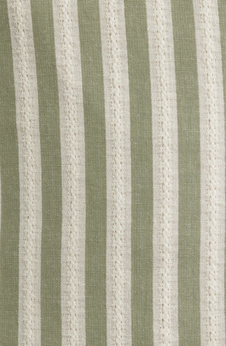 Princess Polly Alfalfa Stripe Recycled Cotton Blend Shift Minidress, Alternate, color, 