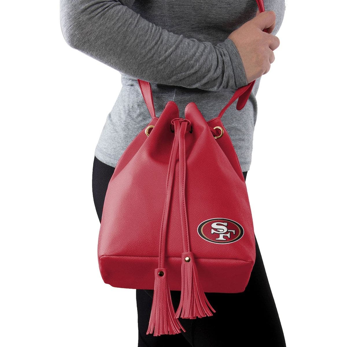 FOCO San Francisco 49ers Cinch Purse, Alternate, color, 
