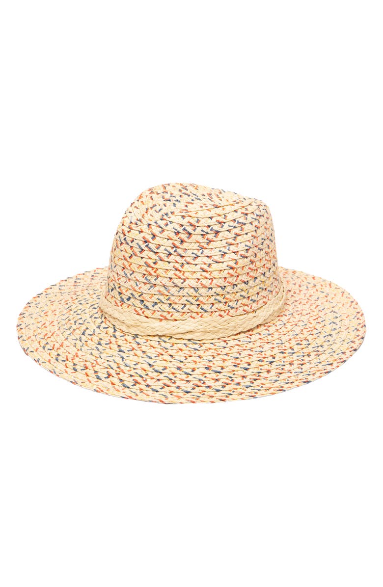 San Diego Hat Cheers Panama Hat, Main, color, Ivory Multi