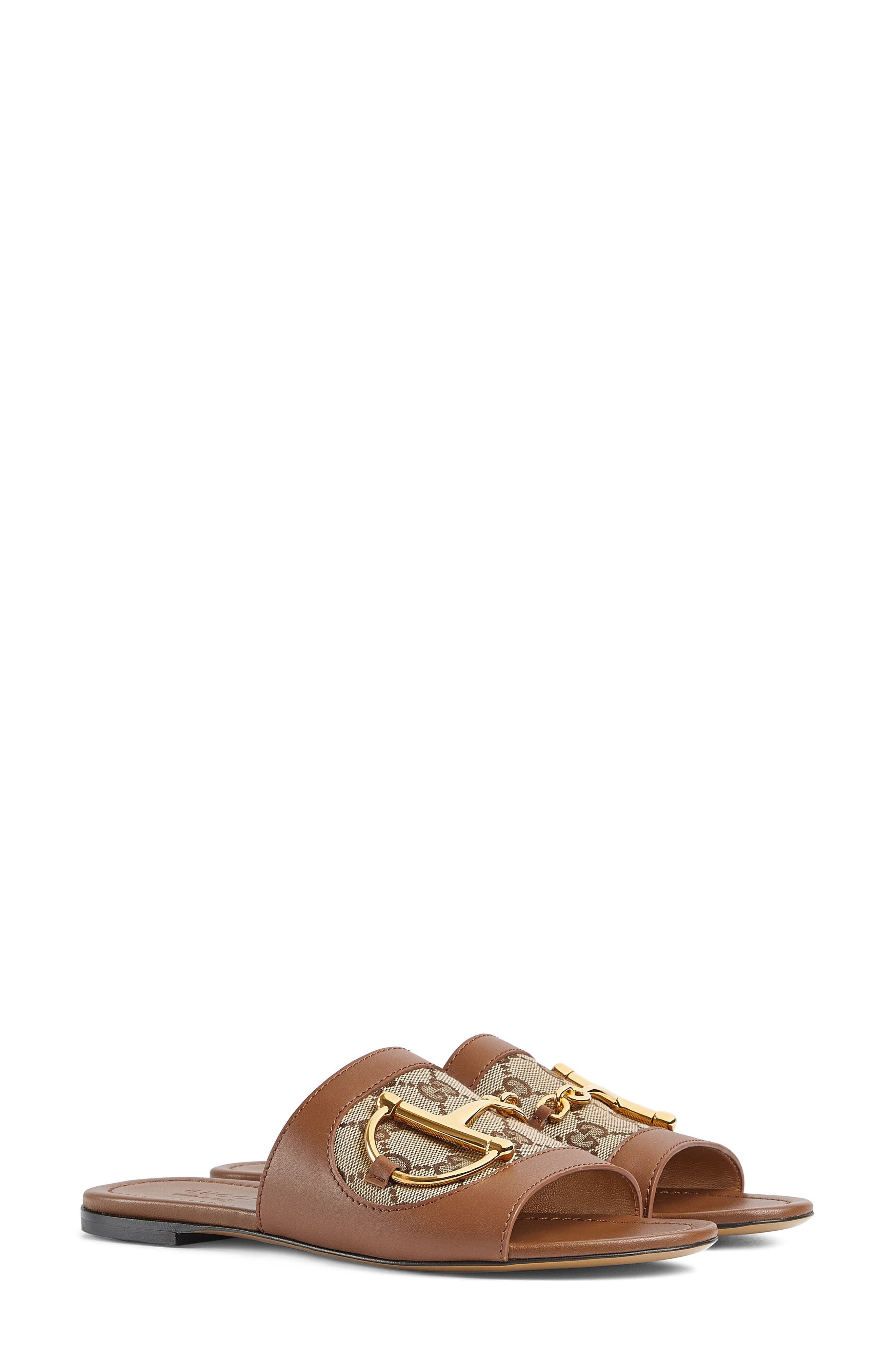 Gucci Alfa Horsebit Slide Sandal, Main, color, 